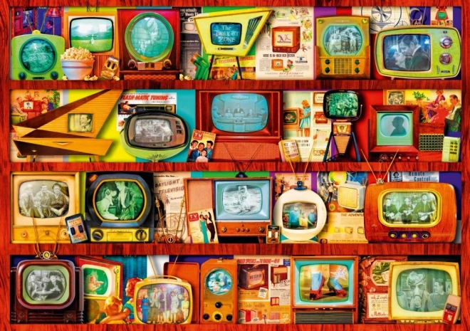 Puzzle Epoca de Aur a Televiziunii 1000 de piese