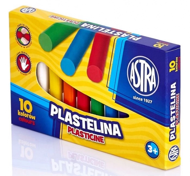Plastilină colorată ASTRA 10x13g
