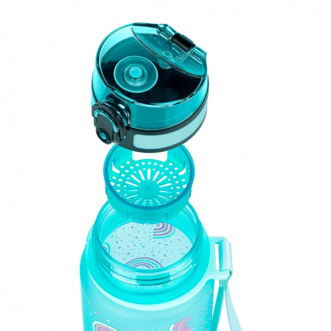 Sticlă tritan pentru băut BAAGL Curcubeu 500 ml