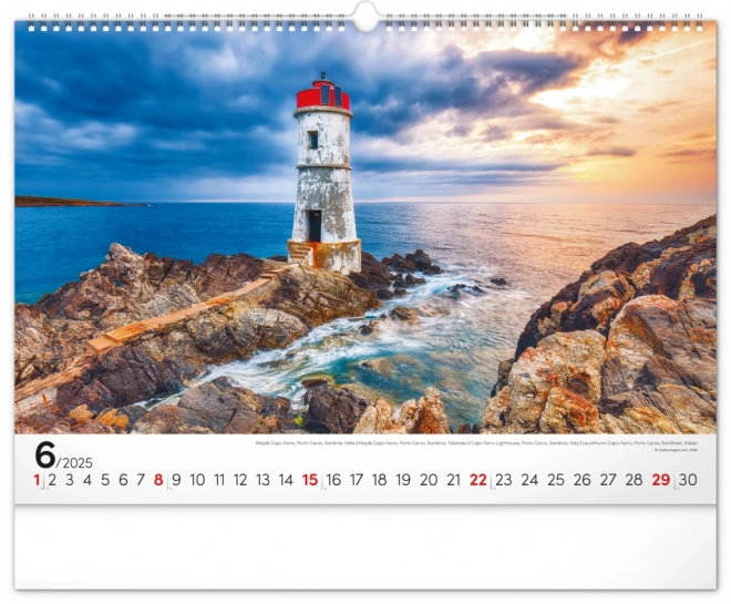 Calendar de perete Mare 2025