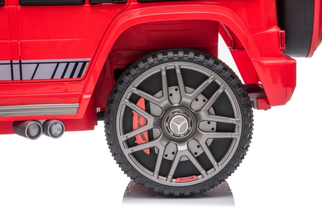 Mașină cu acumulator pentru copii Mercedes G63 roșie
