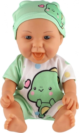 Păpușă bebeluș cu biberon 26 cm