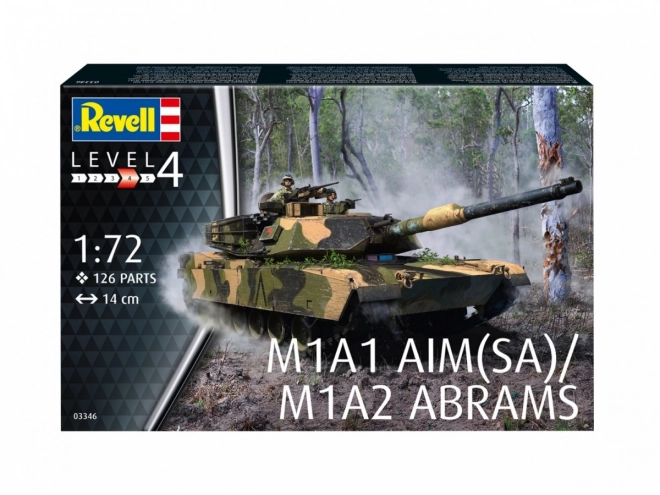 Model plastic M1A2 Abrams 1/72