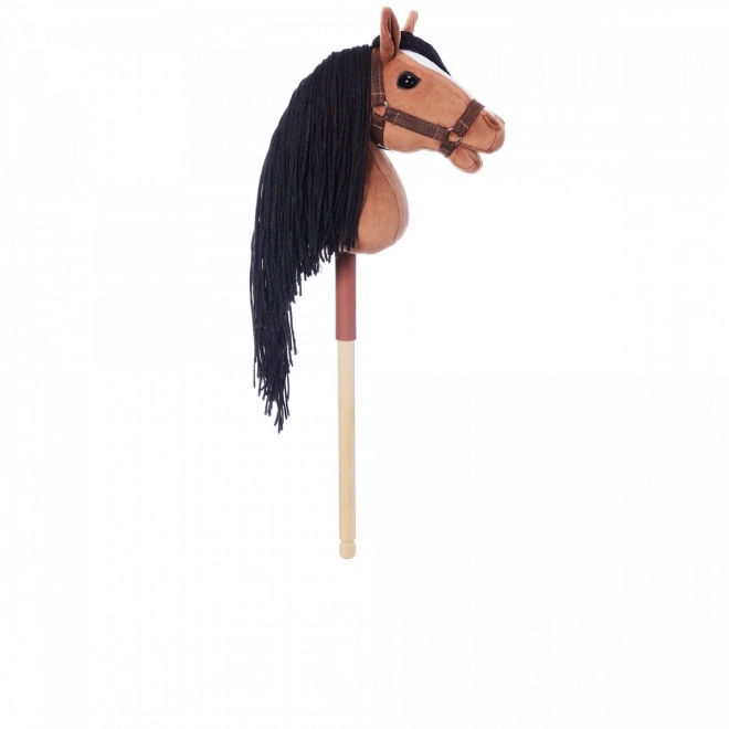 Cal pe băț Hoppihorse maro