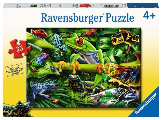 Puzzle ravensburger extraordinare amfibieni 35 piese