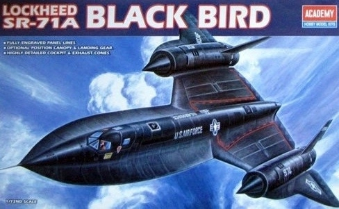 Model de plastic SR-71 Blackbird 1/72