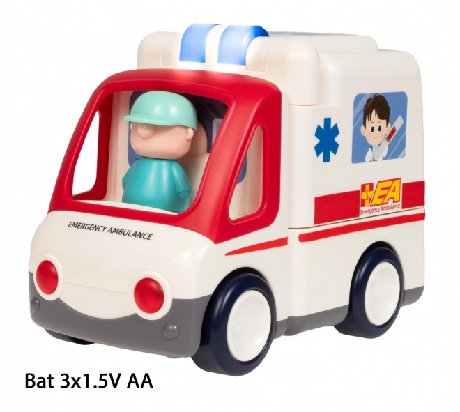 Ambulanță cu muzică și lumină Hola