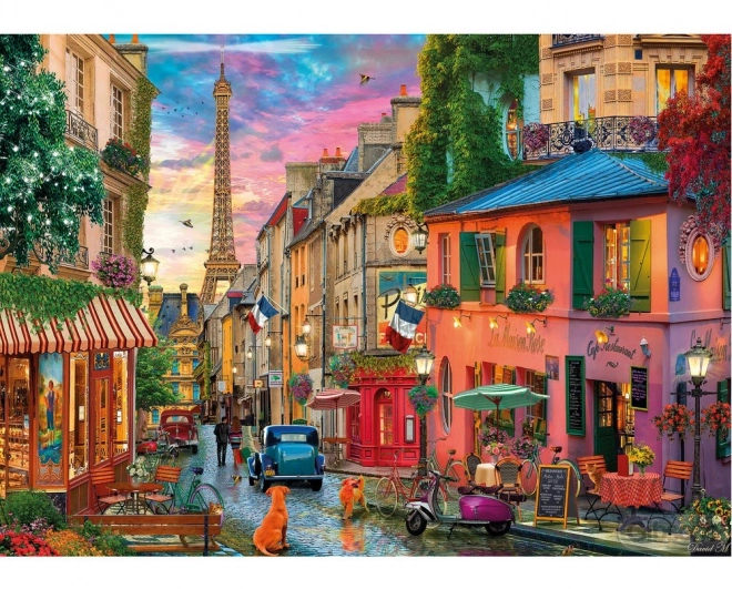 Puzzle Gibsons Apus de soare deasupra Parisului 1000 piese