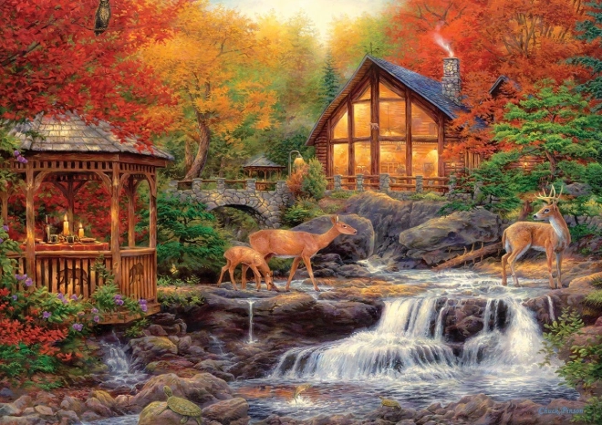 Puzzle Arta culorile vieții 1500 piese