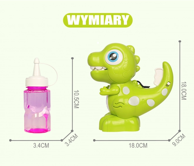 Mașină bule de săpun Dinozaur pentru copii