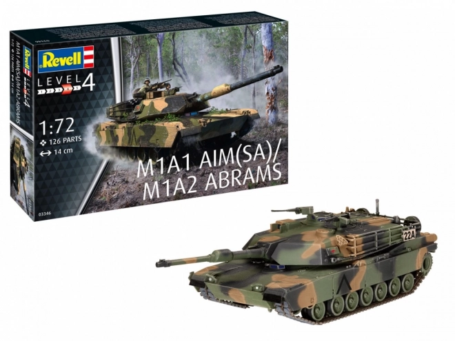 Model plastic M1A2 Abrams 1/72