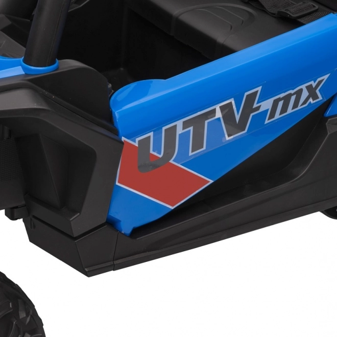 Vehicul electric pentru copii Buggy Madman UTV-MX albastru