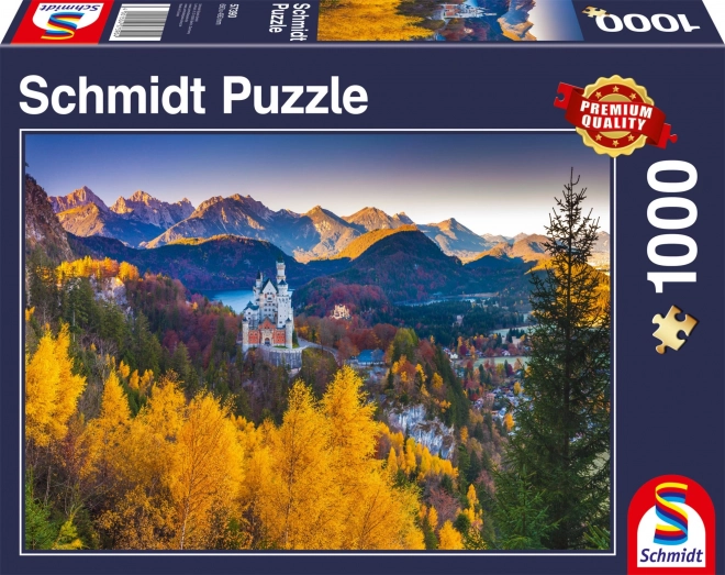 Puzzle toamna la Neuschwanstein 1000 piese