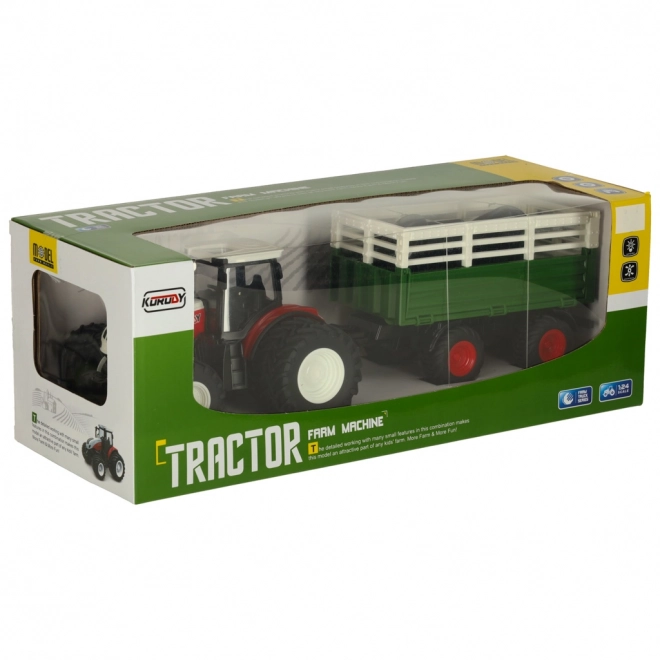 Tractor RC cu remorcă
