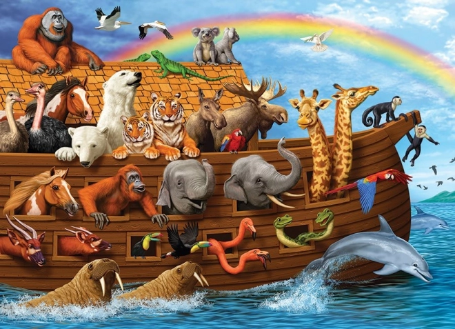 Puzzle de familie arca lui Noe