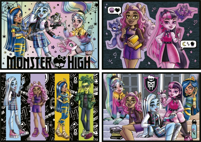 Puzzle progresiv Monster High