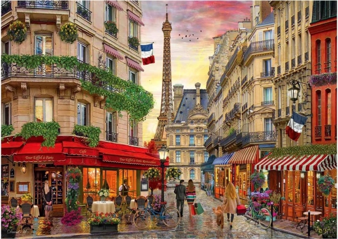 Puzzle cafenea Tour Eiffel 1500 piese