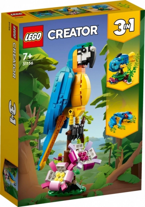 Papagal exotic LEGO® Creator 3-in-1