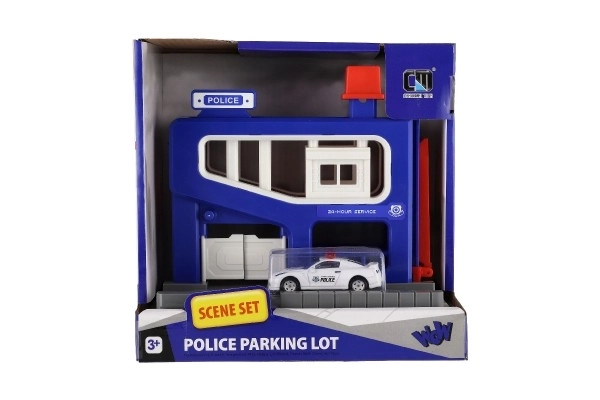 Parcare garaj + Mașină de Poliție