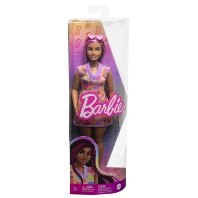 Barbie Fashionistas în rochie cu inimioare