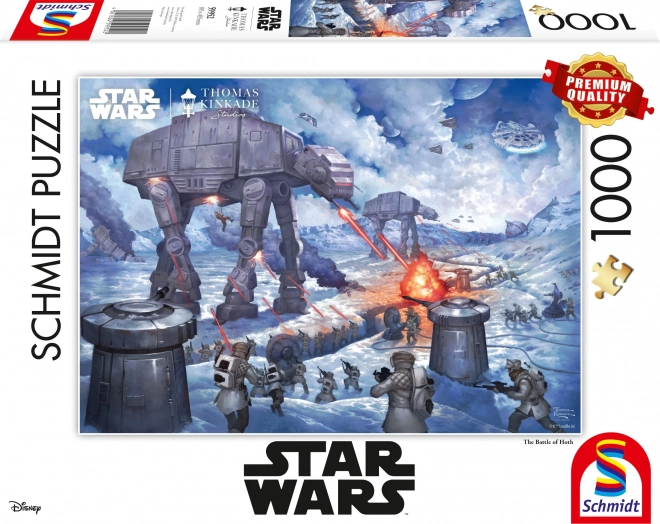 Puzzle Star Wars: Bătălia de pe planeta Hoth 1000 de piese