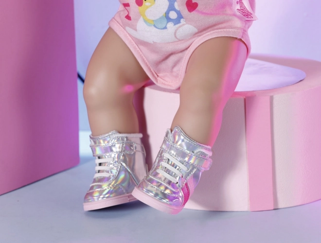 BABY born Pantofi sport holografici pentru păpuși 43 cm