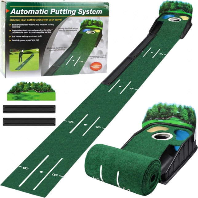 Covoraș de antrenament pentru golf cu pâslă, 3 găuri, 175cm