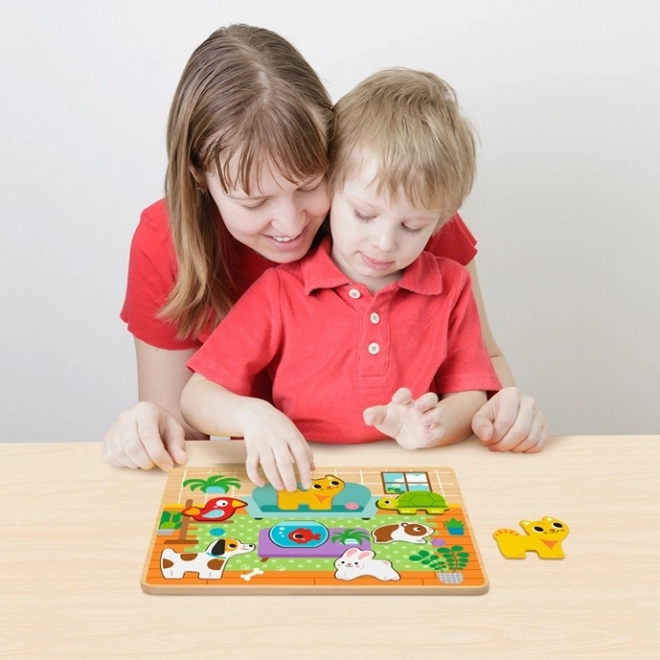 Puzzle de inserare Animăluțe de la 2Kids Toys