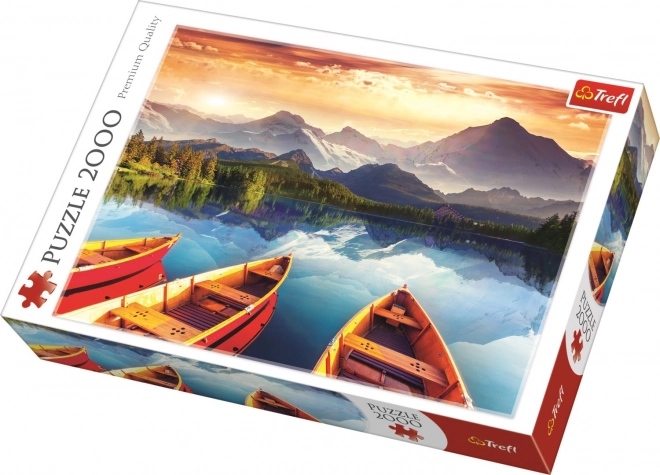 Puzzle Lacul Štrbské 2000 de piese