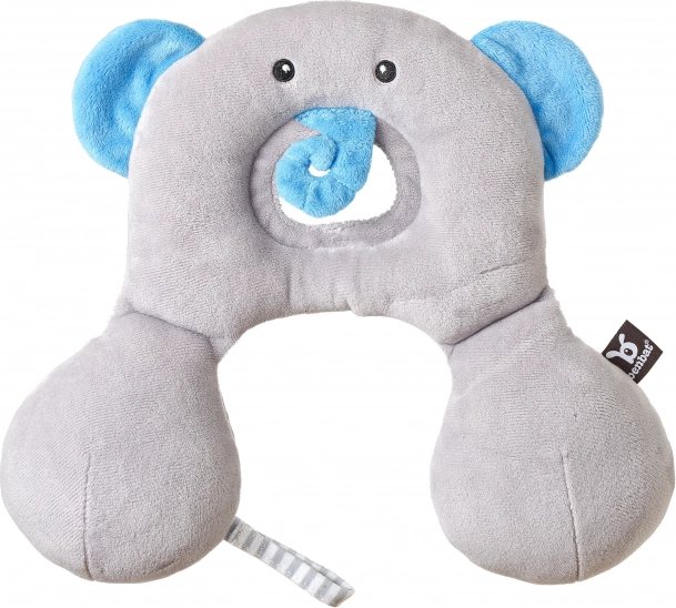 Pernă cervicală cu tetieră, Elefant 0-12 luni