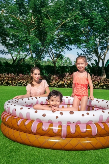 Piscină gonflabilă înghețată 1,60 m x 38 cm