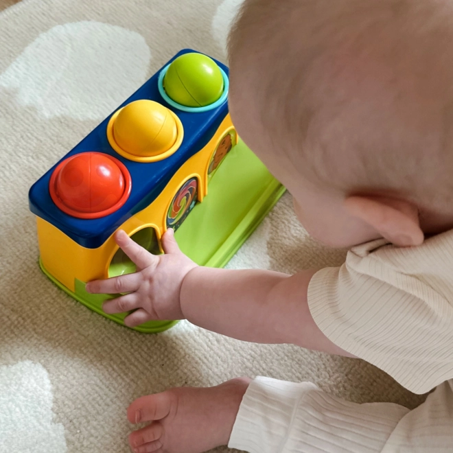 Culorata lovitură cu ciocan Montessori de la Woopie