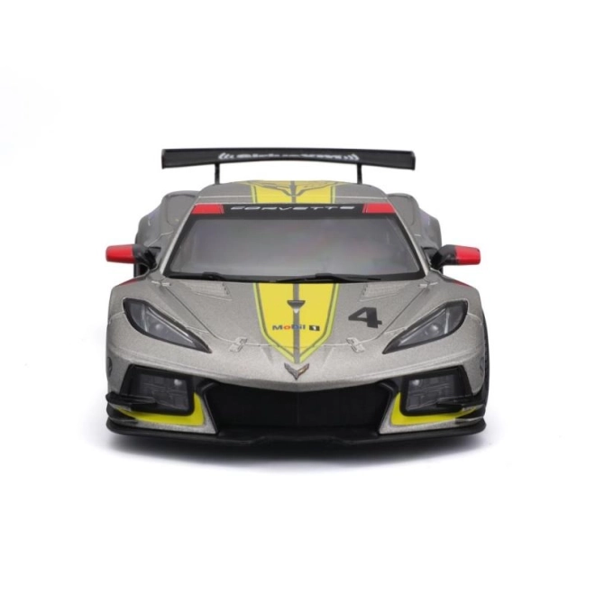 Model auto Chevrolet Corvette C8R Bburago 2020 galben