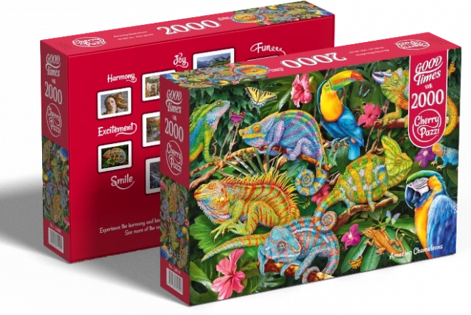 Puzzle uimitorii cameleoni 2000 piese