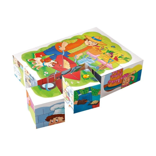 Puzzle colorat