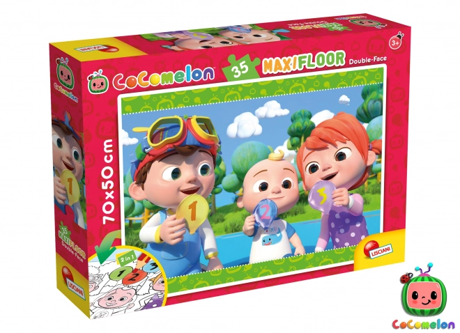 puzzle CoComelon Maxi 35 piese 2 în 1