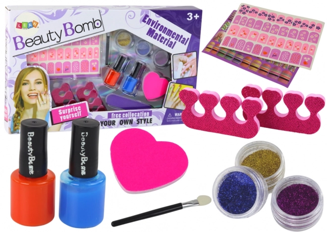 Set de nail art autocolante Beauty Bomb XXL