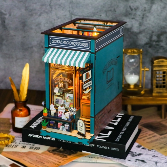 Suport carte Librăria Sufletului – set de construcție pentru copii