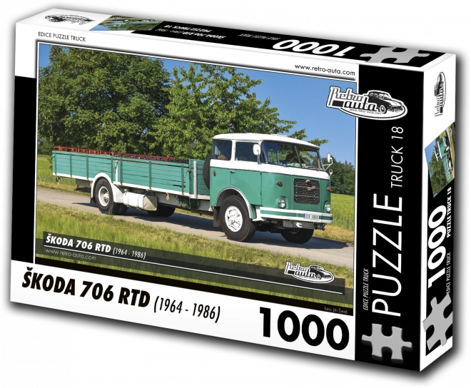 Puzzle camion Șkoda 706 RTD 1000 de piese