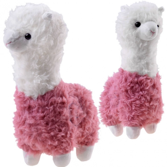 Alpaca pufoasă jucărie de pluș lama – Roz