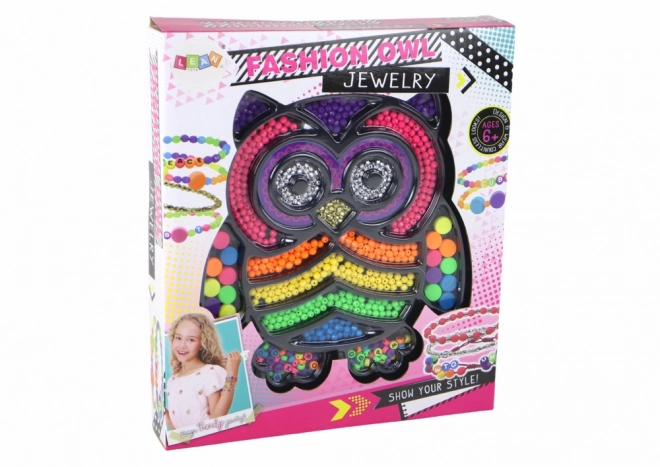 Set diy bijuterii mărgele 3000 piese bufniță