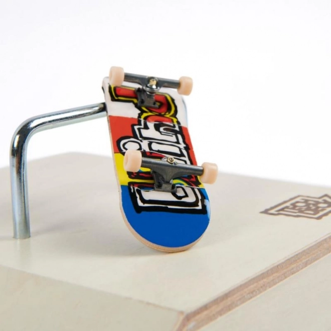 rampă din lemn cu fingerboard Tech Deck