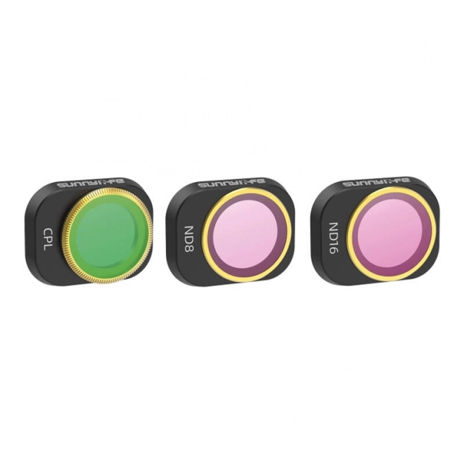 Set de 3 filtre Sunnylife CP, ND8, ND16 pentru DJI Mini 4 Pro