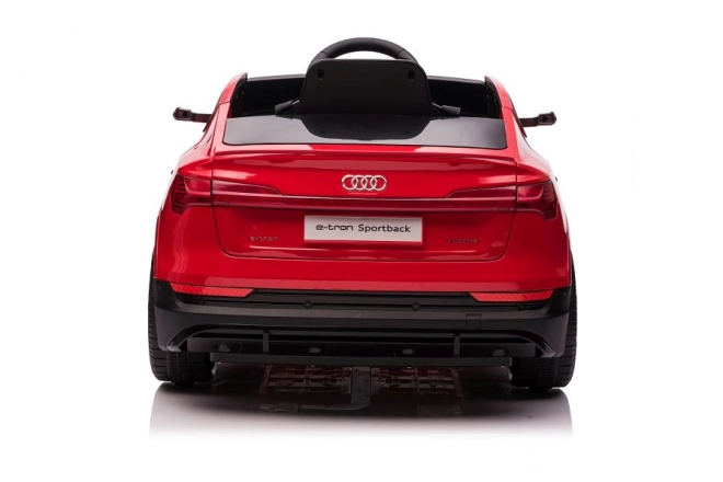 Audi E-Tron mașină roșie pe baterii QLS-6688