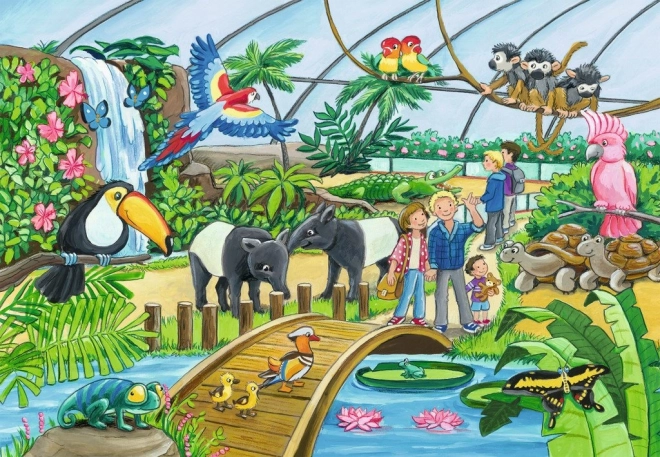 Puzzle Ravensburger Bine ați venit la Zoo