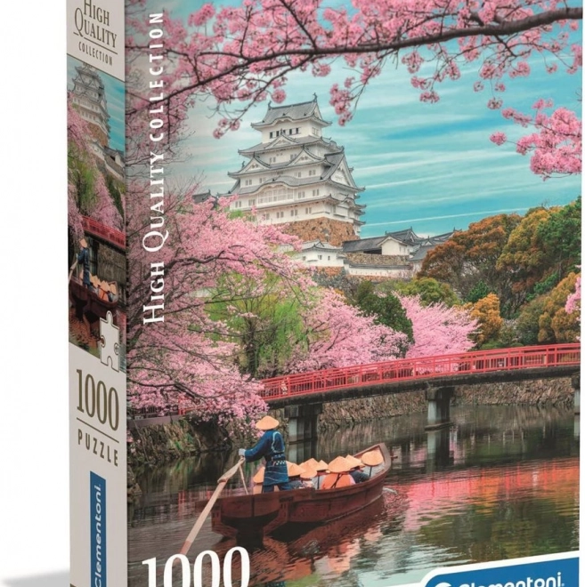Clementoni Puzzle Castelul Himeji în primăvară 1000 de piese