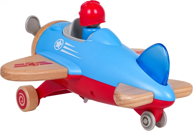 Împinge și pornește cu elicea care se rotește