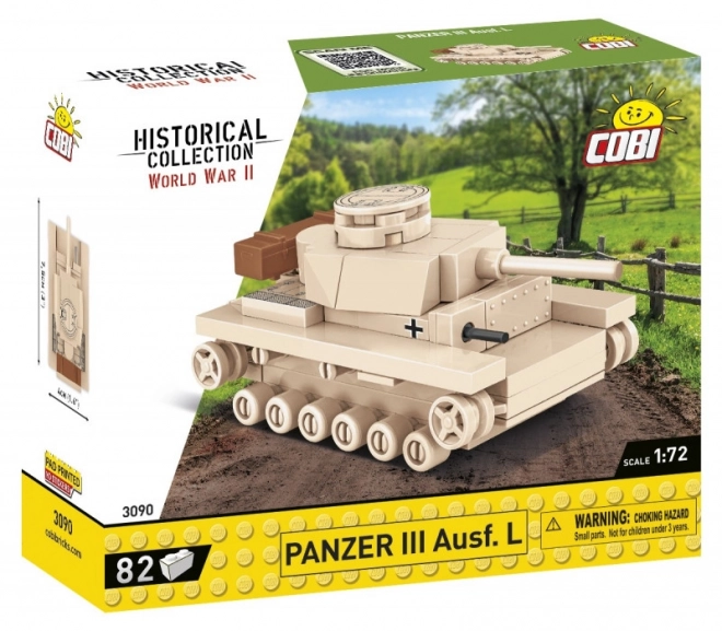 Tancul Panzer III Ausf.L din cărămizi COBI