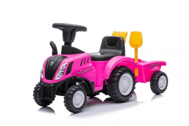 Tractor New Holland roz pentru copii