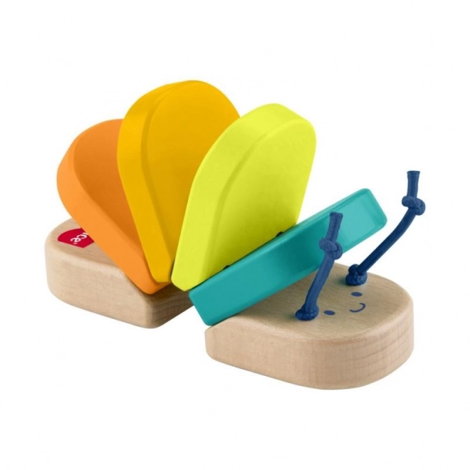 Jucărie senzorială omidă de lemn Fisher-Price